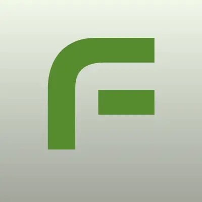 Флёр, киоск по продаже фруктов и овощей, лого-визитка