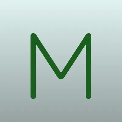 М.Видео, сеть магазинов техники, лого-визитка